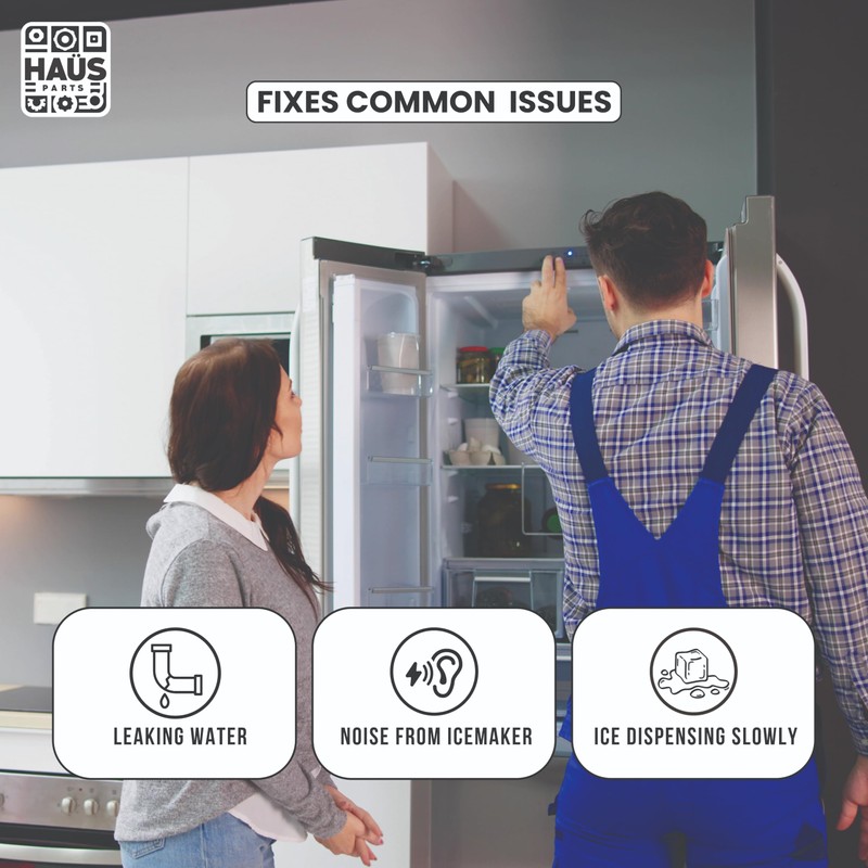 Haüs Parts 4317943 Ice Maker Replacement – Compatible with Whirlpool,