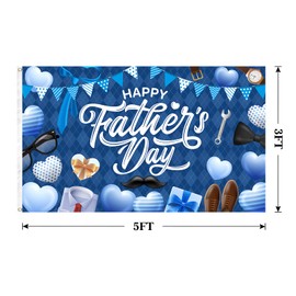 Happy Father's Day Flags 3x5 Feet Love Gift Father's Day Flags