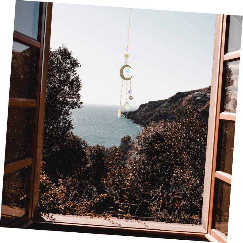 ORFOFE Hanging Crystal Delicate Sun Catcher Hanging Ornament Crystal
