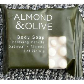Jypesa 50 JYPESA HILTON Almond & Olive BODY SOAP BAR Vanilla Oatmeal Milled 1.48 oz Lot