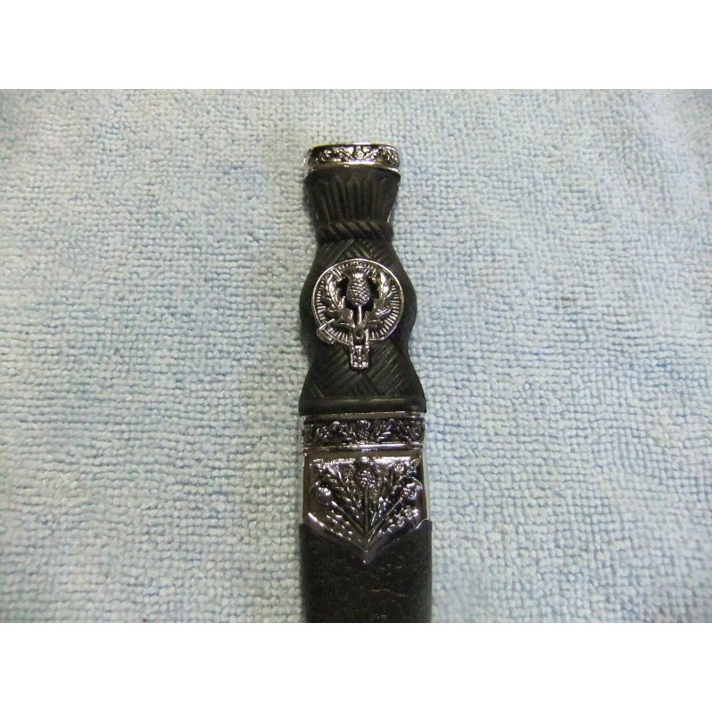 Unbranded Scottish Sgian-Dubh 7" Dagger/Letter Opener, Nice Highland Dress Accessory
