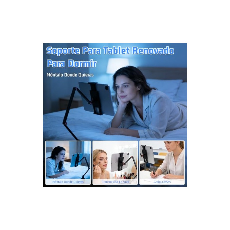Brazo para Tablet ,Brazo para Celular, Soporte para Tablet Escritorio