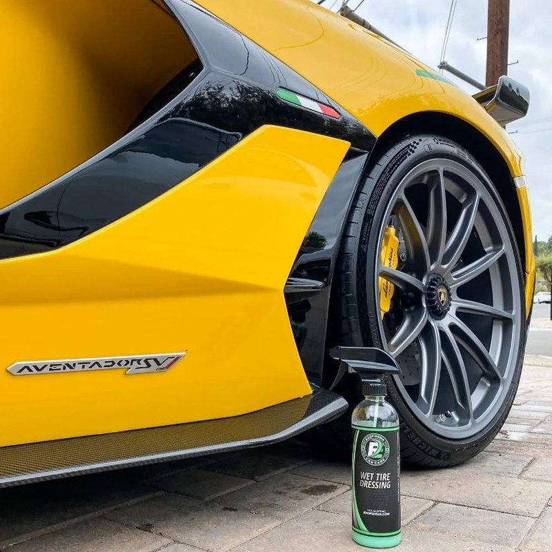 ExoForma Wet Tire Dressing Spray - Extremely High Shine Tire