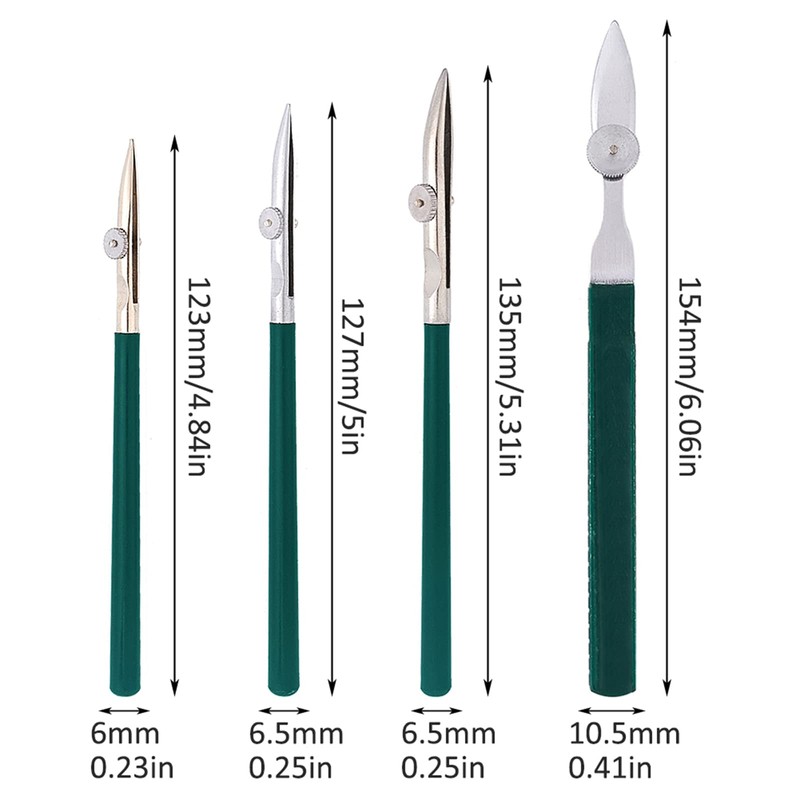 GORGECRAFT Set of 4 Art Ruling Pens Fine Line Masking