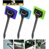 3 Pack Microfiber Car Windshield Cleaning Tool - Glass Brush