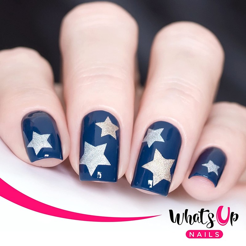 Whats Up Nails - Northern Star Vinyl Stencils for Christmas