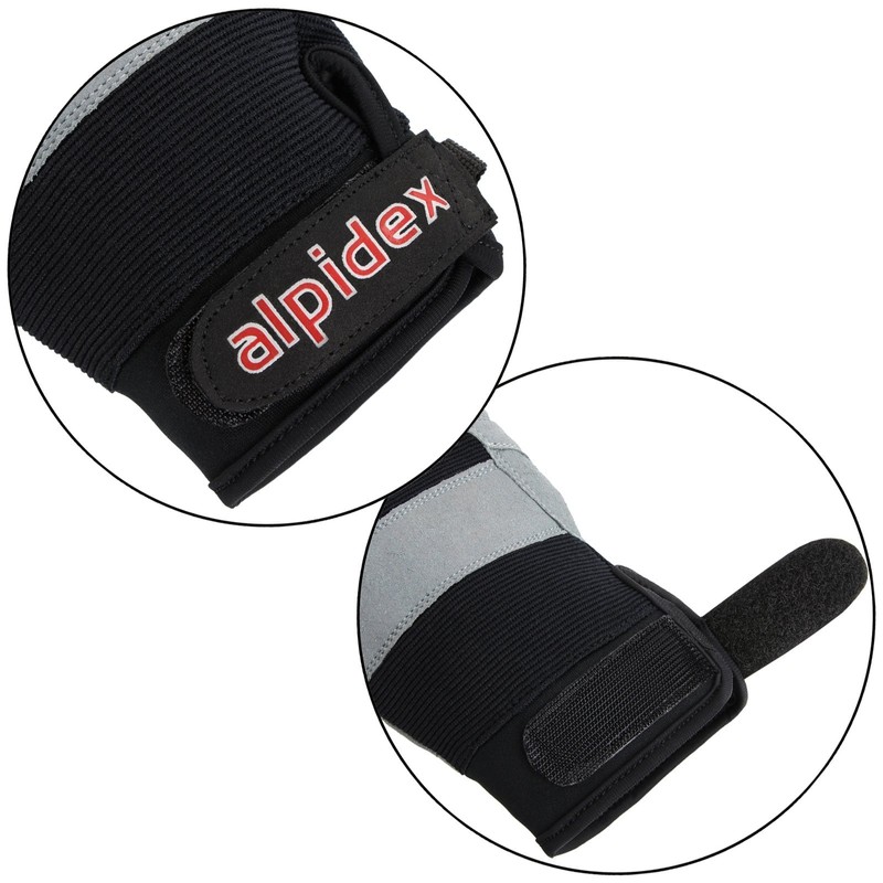 ALPIDEX Via Ferrata Via Ferrata Unisex Full Finger Gloves Climbing