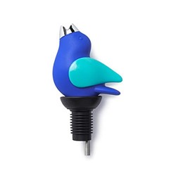 ChirpyTop Wine Pourer - Cobalt and Aqua
