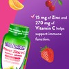 Vitafusion Power Zinc + C Gummy Vitamins for Adults Strawberry-Tangerine