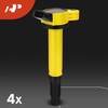 A-Premium Ignition Coil Pack and Iridium Spark Plugs Compatible with