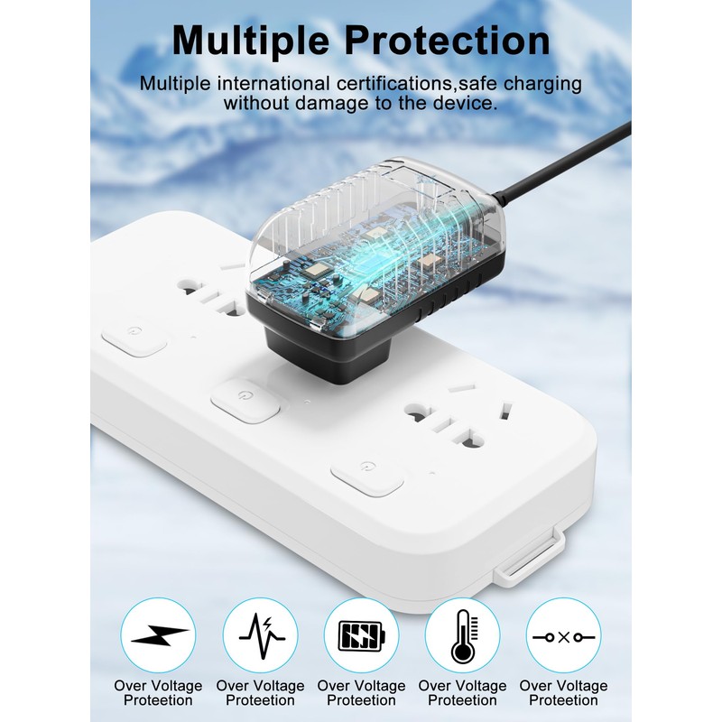 XWNV Charger Compatible with Shark CH950 CH951 UltraCyclone Pro Cordless