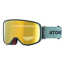 Atomic All-Mountain Ski Mask - Green/Pink Bright-Yellow Stereo, Large Fit