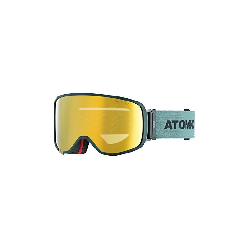 Atomic All-Mountain Ski Mask - Green/Pink Bright-Yellow Stereo, Large Fit