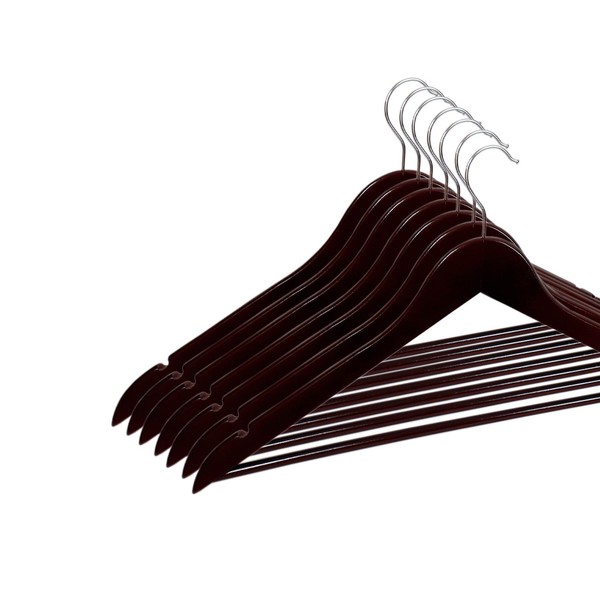 BUY IN WEB Wooden Hangers Pack of 20, Durable Solid