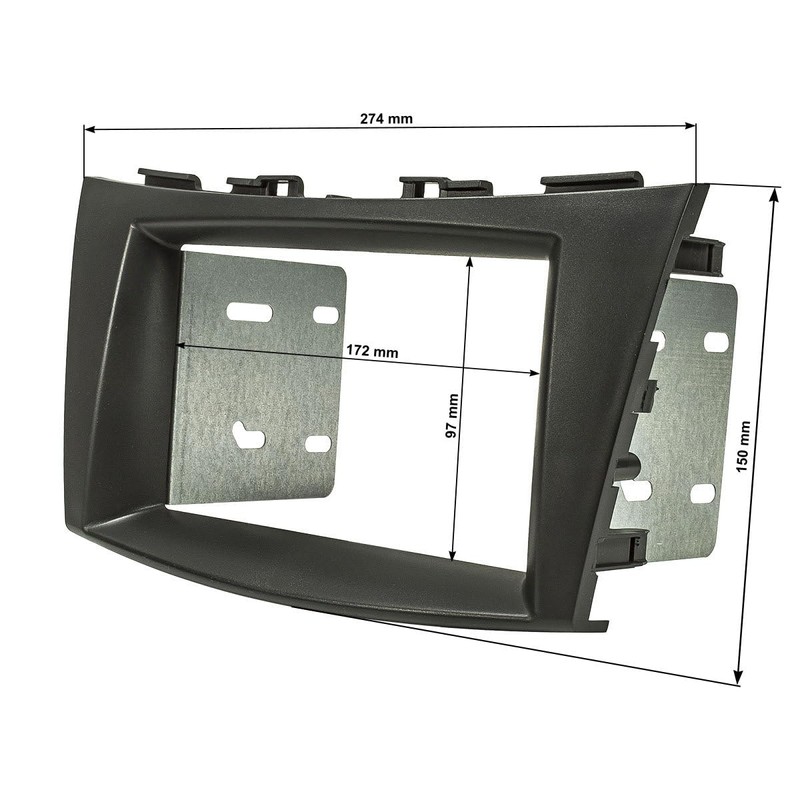 tomzz Audio 2454-025 Double DIN Radio Fascia Set Compatible with