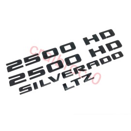 General Motors Gloss Door Tailgate Nameplate Letter Emblem Badge for 20-23 Silverado 2500HD LTZ