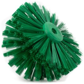 SPARTA SPARTA Plastic Multi-Purpose Valve Brush, Pipe Brush, Round Brush with Polyester Bristles, Color Coded for Commercial Cleaning, Kitchen, Restaurant, Bathroom, 5.7 Inches, Green, (Pack of 2)