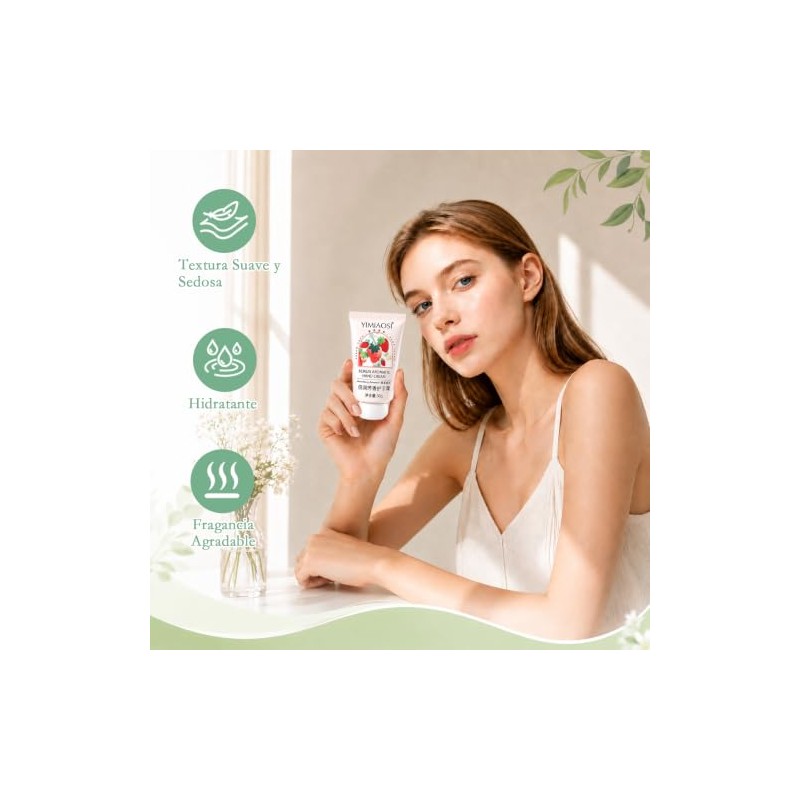 10PCS Crema de Manos Hidratante (Verde)