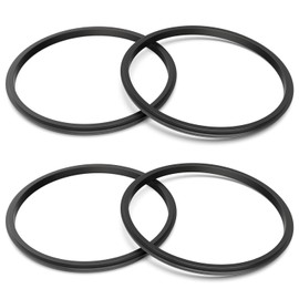 20 oz Rubber Seal Replacement Gasket for Yeti Lid, Leak-Proof O Ring Replacement Compatible with Yeti 20 oz Tumbler, 10/24 oz Mug, 25 oz Straw Mug and 10 oz Lowball, Black, 4 Packs