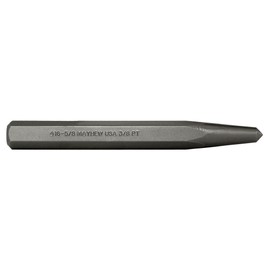 Mayhew Tools 74004 Center Punch, 5/8" x 3/8" Point, Shot Blast Finish