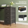 Huuger 47 Inch Computer Desk with 8 Fabric Drawers, Office