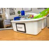 Teacher Created Resources White Portable Plastic Storage Caddy 6-Pack for