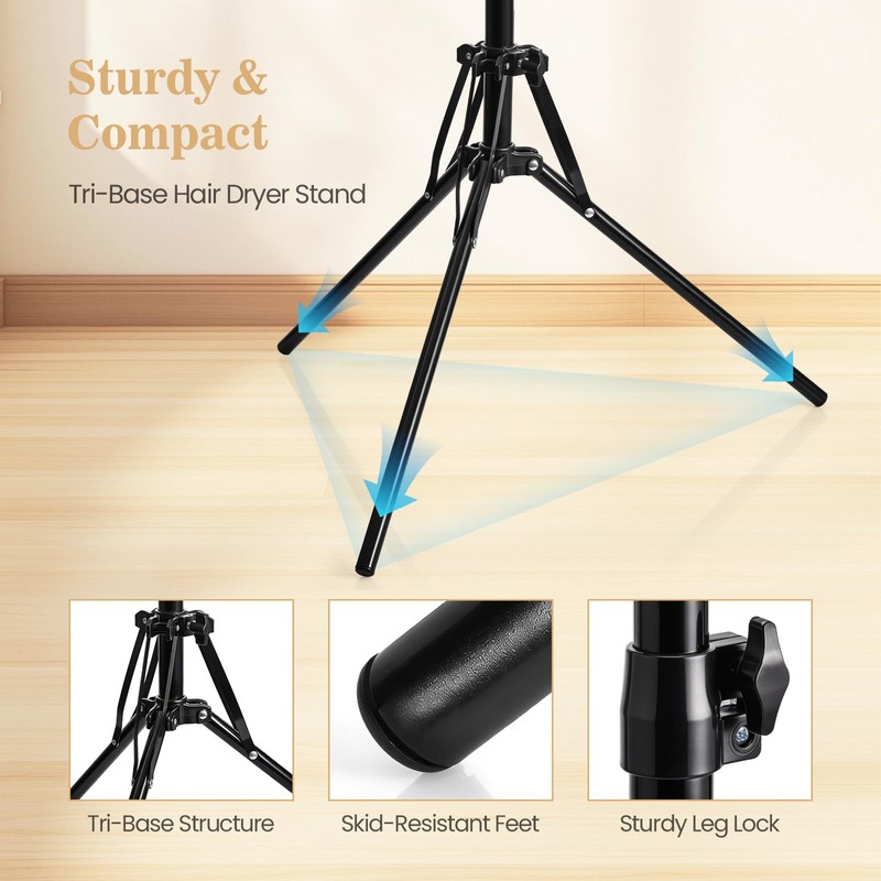 Hair Dryer Stand Pet Grooming Blow Dryer Holder