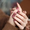 COSMOO Rose Pink Nail Polish, 12ml Elegant Pink Quick Dry
