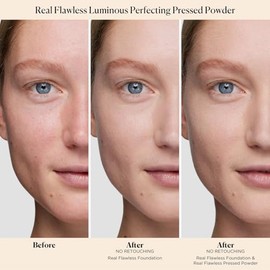 Real Flawless Luminous Perfecting Pressed Powder - Translucent by Laura Mercier for Women - 0.23 oz Powder
