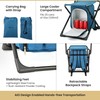 Arrowhead Outdoor Multi-Function 3-in-1 Compact Camp Chair: Backpack, Stool &