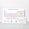 Periodic Table of Elements Chart - Laminated 9"x12" Plus Pocket