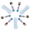kinsho Utensilios Para Niños Pequeños - Juego De Cubiertos Para