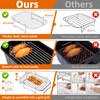 HONYAO Hot Air Fryer Accessories Stackable Cooking Grate for Dual