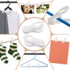 EOGRFW Pack of 50 Hanger Clips, Strong Finger Clips, Finger