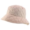 Armycrew Lightweight Packable Warm Quilted Bucket Hat - Beige