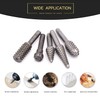 5 PCS Rotary Drill Bit Set Woodworking Rasp Wood Carving