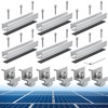 Anbte Solar Panel Bracket Kit, 6 Pcs 7.87 in Aluminium