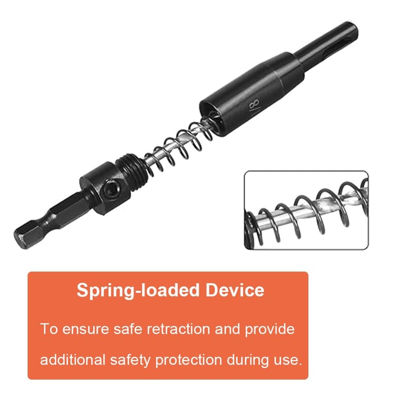 3 Pcs Hinge Drill Bit Set, Self Centering Hole Drilling