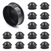 (15 Pack) 2-7/8" Chain Link Fence Round Dome Post Caps,