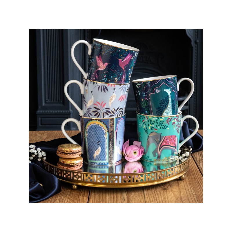 Miller Sara Miller India Mugs - Set of 4