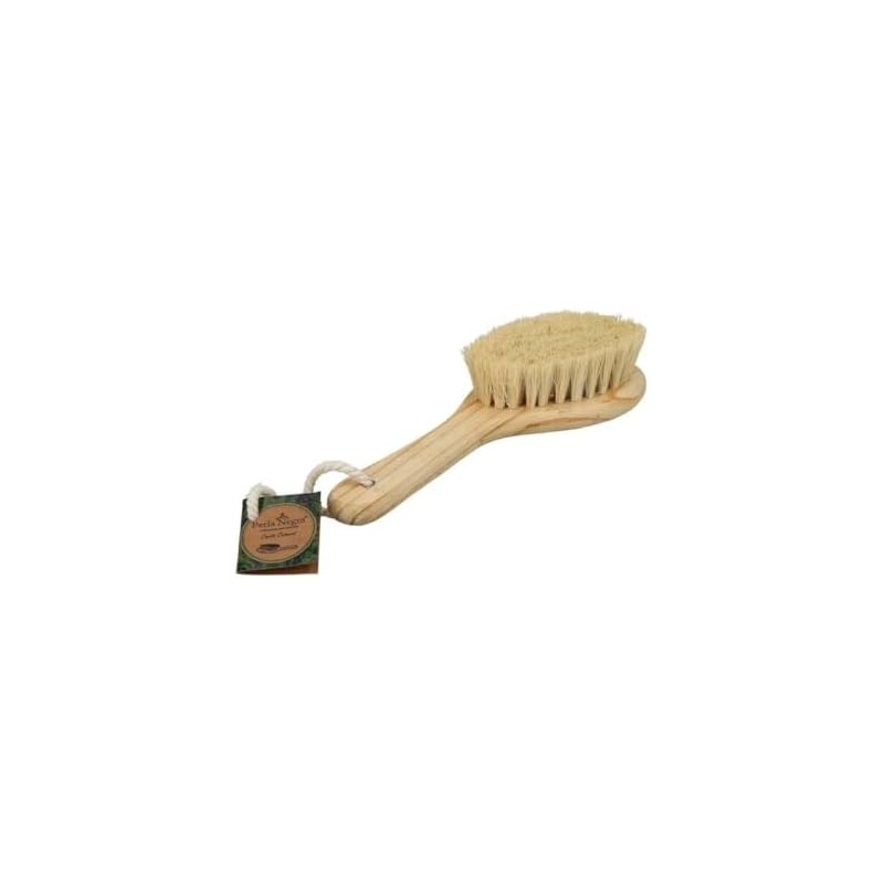 Cepillo corporal de ixtle PERLA NEGRA para exfoliación y masajes