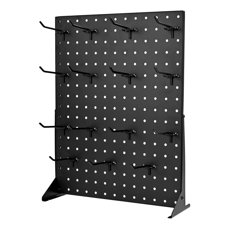 17 X 13 Inch Tabletop Pegboard Display Stand with 15