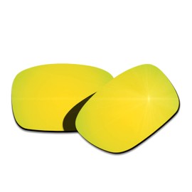 Polarized Replacement Lenses for Oakley Turbine - 24K Gold Mirrored Coating
