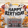 Ushinemi Sports Birthday Party Decorations Football Basketball Baseball Soccer Balloons,