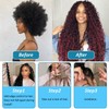 Evaxilc Deep Wave Human Hair for Braiding, Unprocessed, No Weft