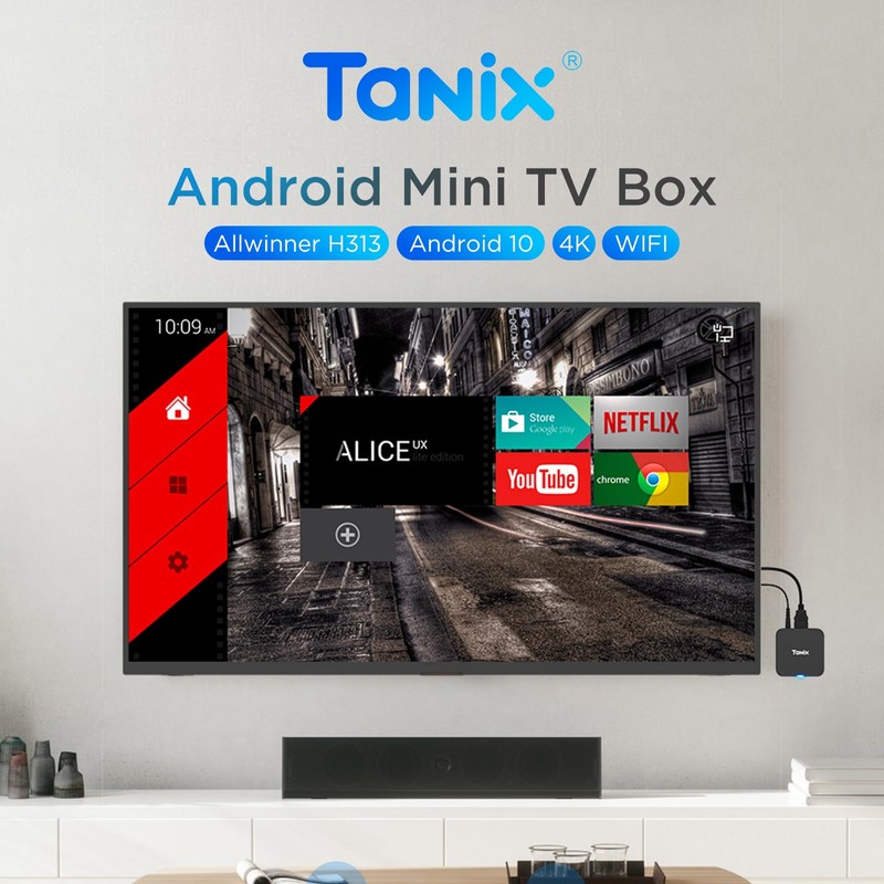 Android 10.0 TV Box, Android Box 2GB RAM 16GB ROM,