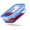 Emsa 508558 Food Clip & Close, Plastic, Transparent / Blue
