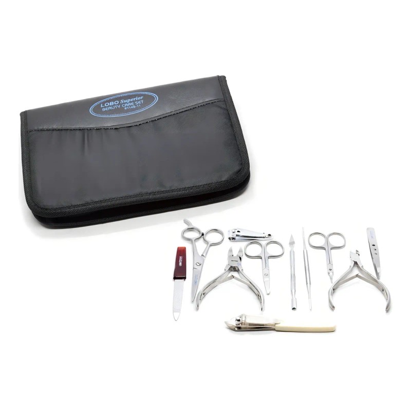 Kit Profesional Manicure y Pedicure Lobo – Estuche Completo de