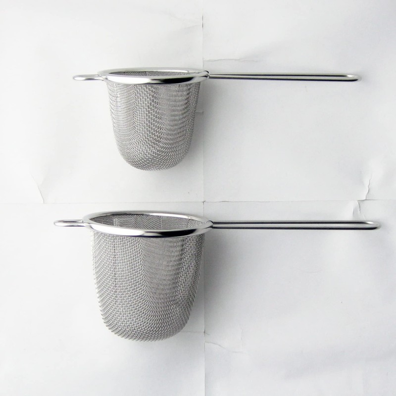 Nagao Tea Strainer, Deep Type, Double Layer, Small, 18-8 Stainless