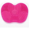 Limpiador de brochas de maquillaje de silicona, almohadilla de limpieza